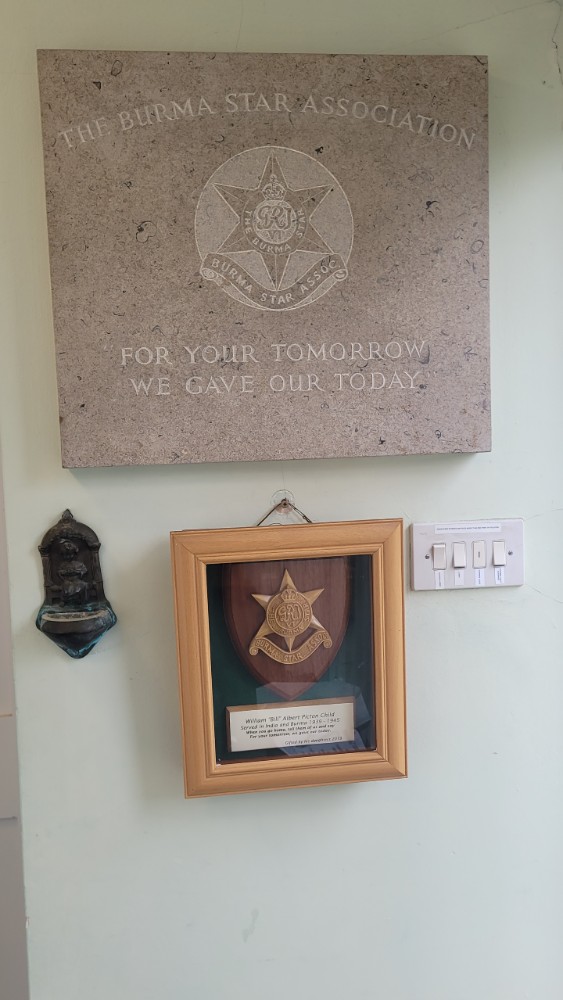Gedenkteken Burma Star Association St Swithun's #2