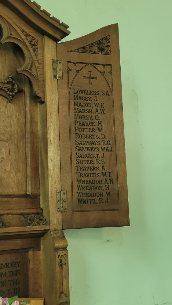 WW1 Memorial St Swithun's Bridport #6