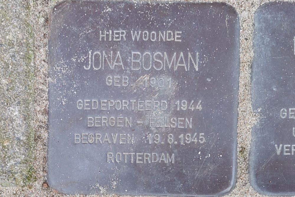 Stolpersteine Graaf Florisstraat 100a #2