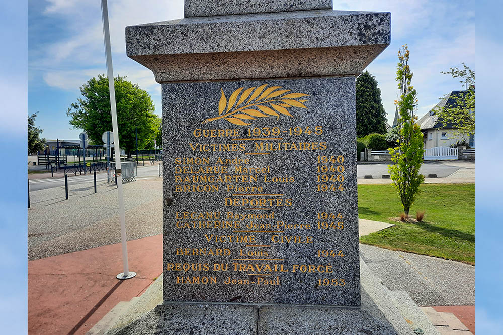 Oorlogsmonument Bretteville-l'Orgueilleuse #4