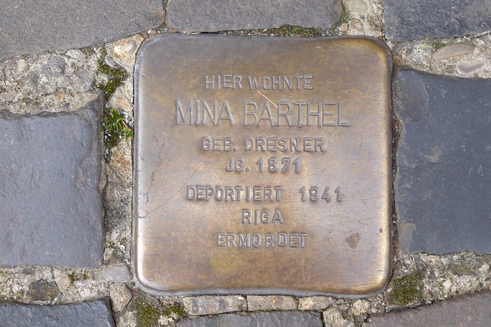 Stumbling Stone Judenstrasse 14