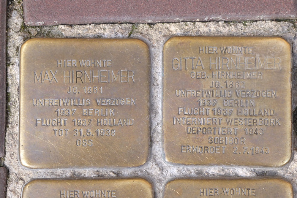 Stolpersteine Kapuzinerstrasse 27  #4