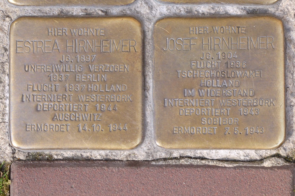 Stolpersteine Kapuzinerstrasse 27  #5