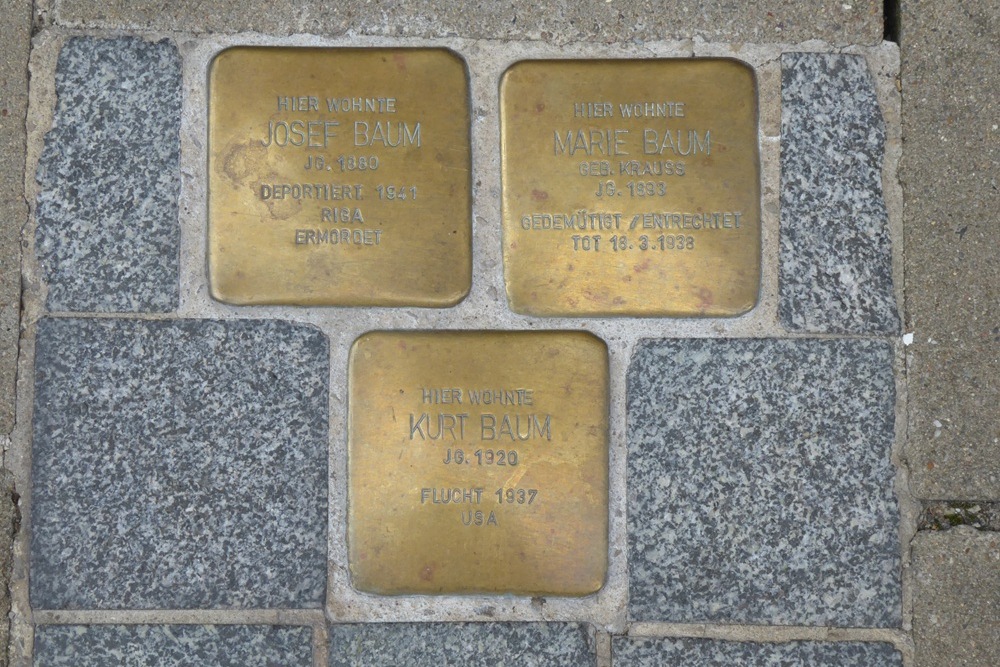 Stolpersteine Josephstrasse 21a #1