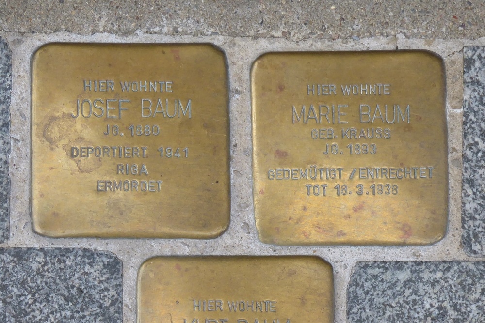 Stolpersteine Josephstrasse 21a #4