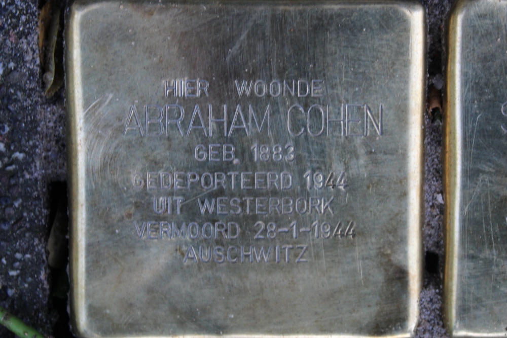 Stolpersteine Klein-Coolstraat 41-43 #2