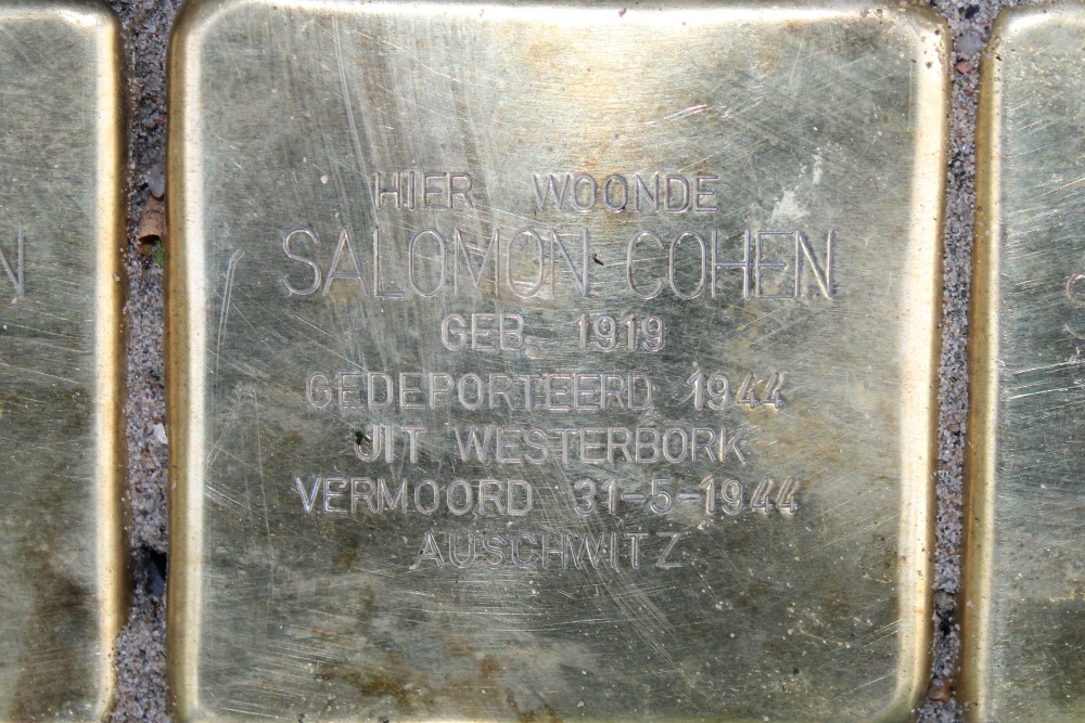 Stolpersteine Klein-Coolstraat 41-43 #3