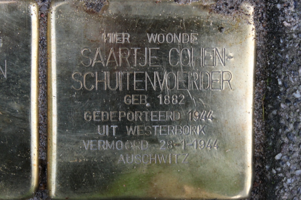 Stolpersteine Klein-Coolstraat 41-43 #4