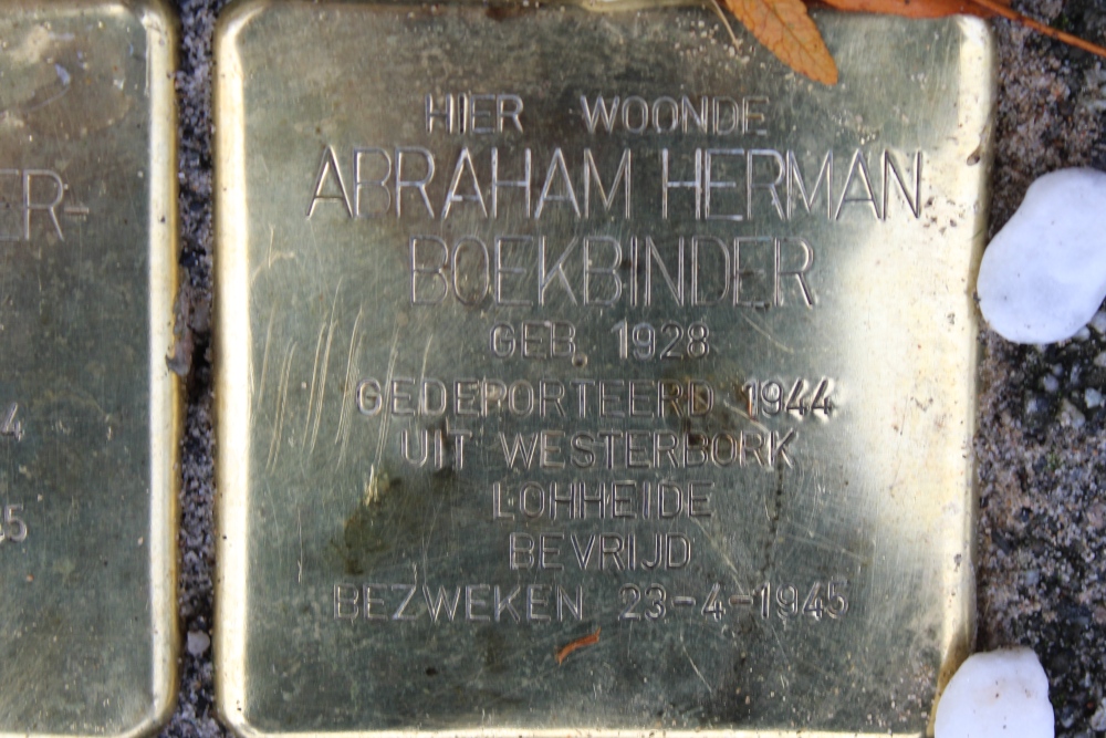 Stolpersteine Nobelstraat 39b #3
