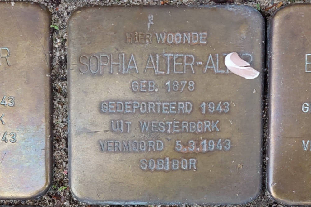 Stumbling Stones Burgemeester Meineszlaan 27a #3