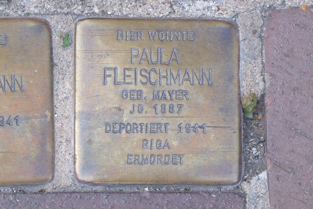 Stolpersteine Ottostraße 15 #5