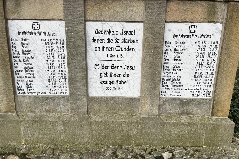 War Memorial Wettrup #3