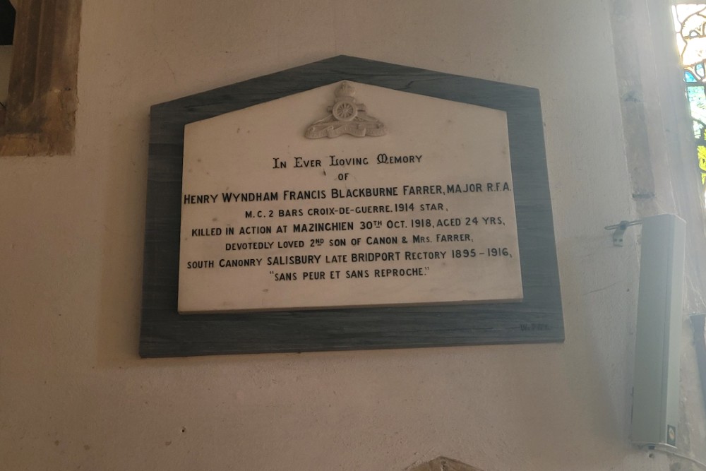 WW1 Memorials St Mary's Bridport #6
