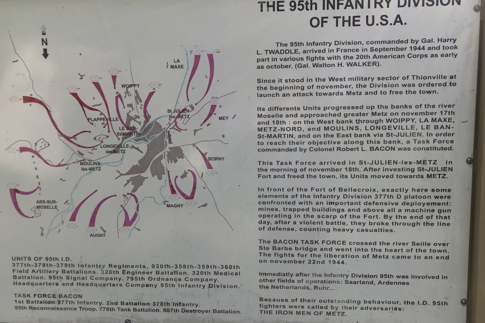 Memorial U.S. 95th Infantry Division Metz #3