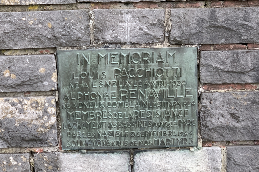 Gedenkteken Louis Pacchiotti en Alphonse Renaville #2