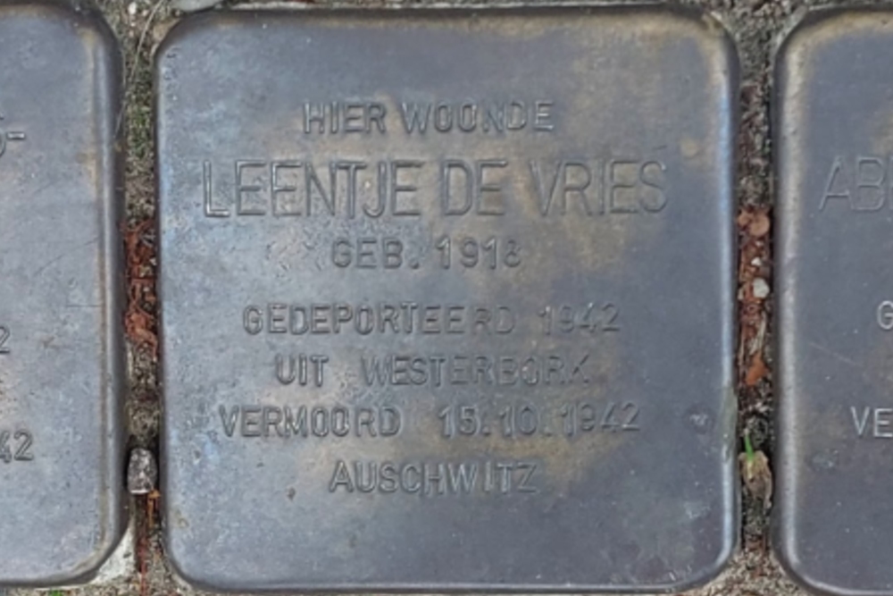 Stumbling Stones Burgemeester Meineszlaan 37c #3