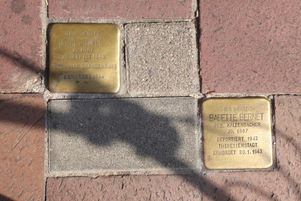 Stumbling Stone Luitpoldstraße 16 #1