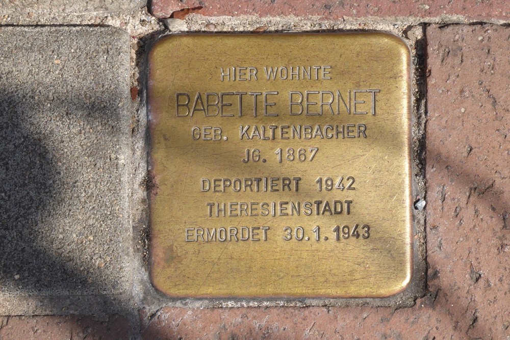 Stumbling Stone Luitpoldstraße 16 #5