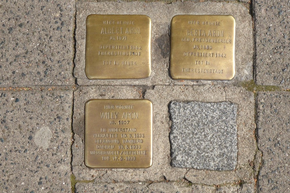 Stumbling Stones Luitpoldstraße 32 #1