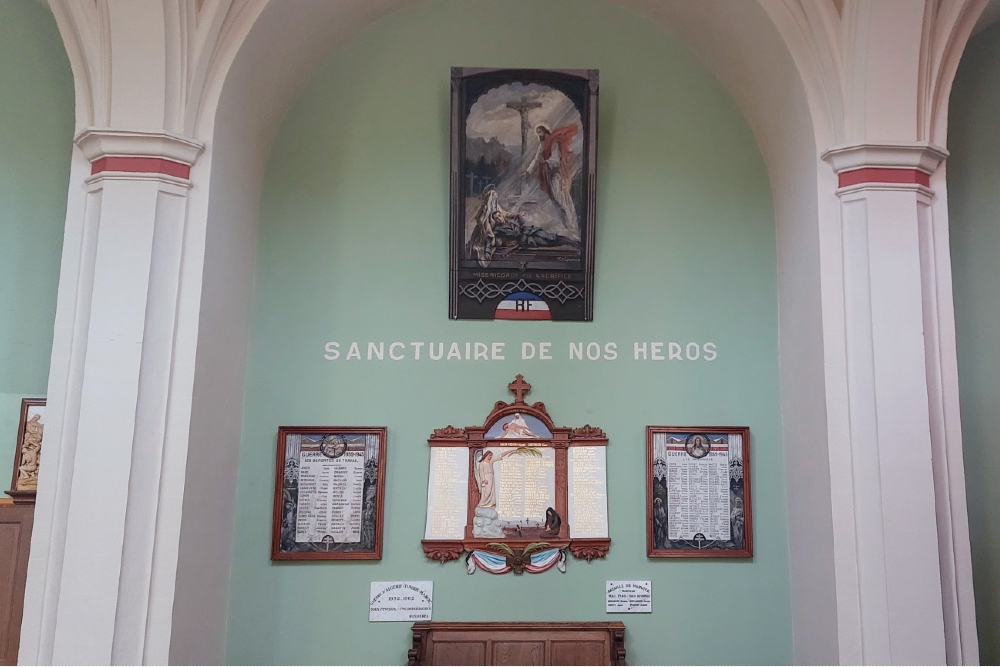 War Memorial  Bussierès Church #1