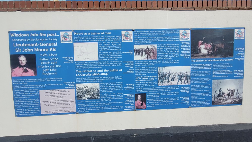 Gedenkteken Gen. Sir J. Moore, Sandgate #7