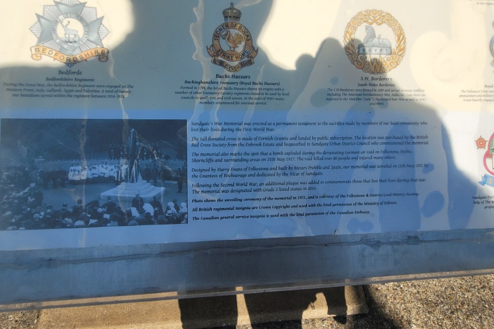 Oorlogsmonument Sandgate #4