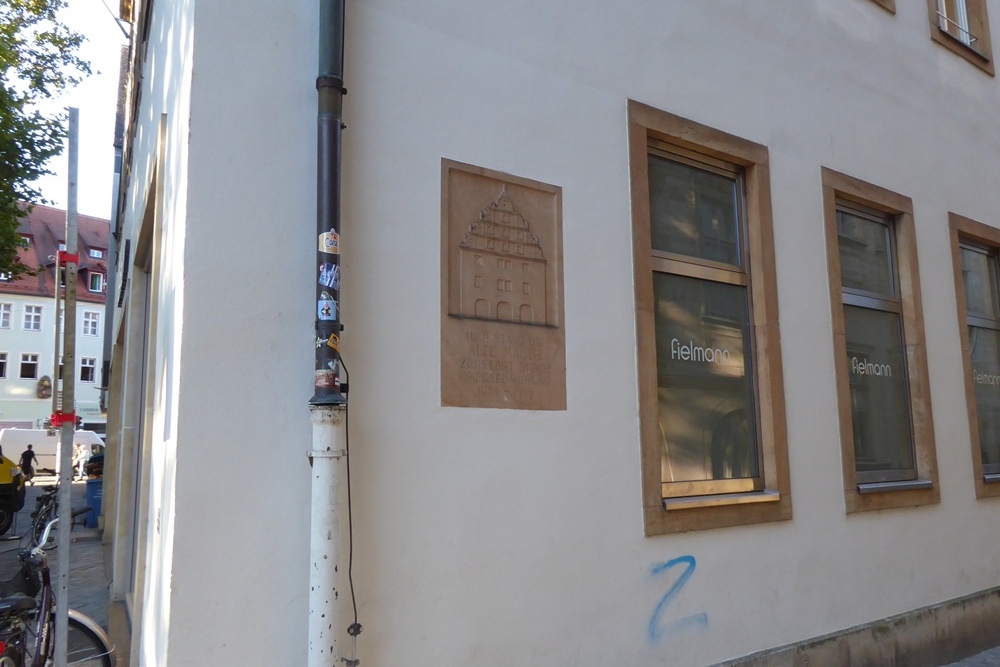 Gedenkteken Alte Mauth Bamberg #1
