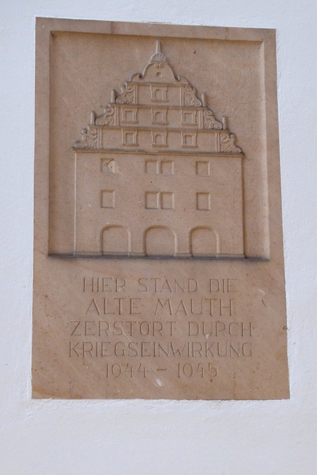 Gedenkteken Alte Mauth Bamberg #2