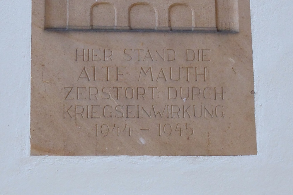 Gedenkteken Alte Mauth Bamberg #4