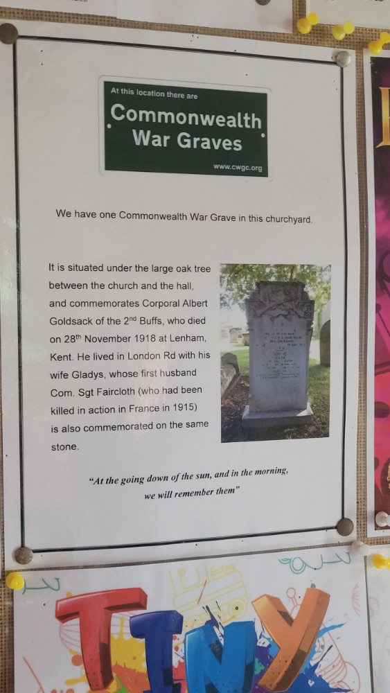 Oorlogsgraf van het Gemenebest St. Dunstan Churchyard #3