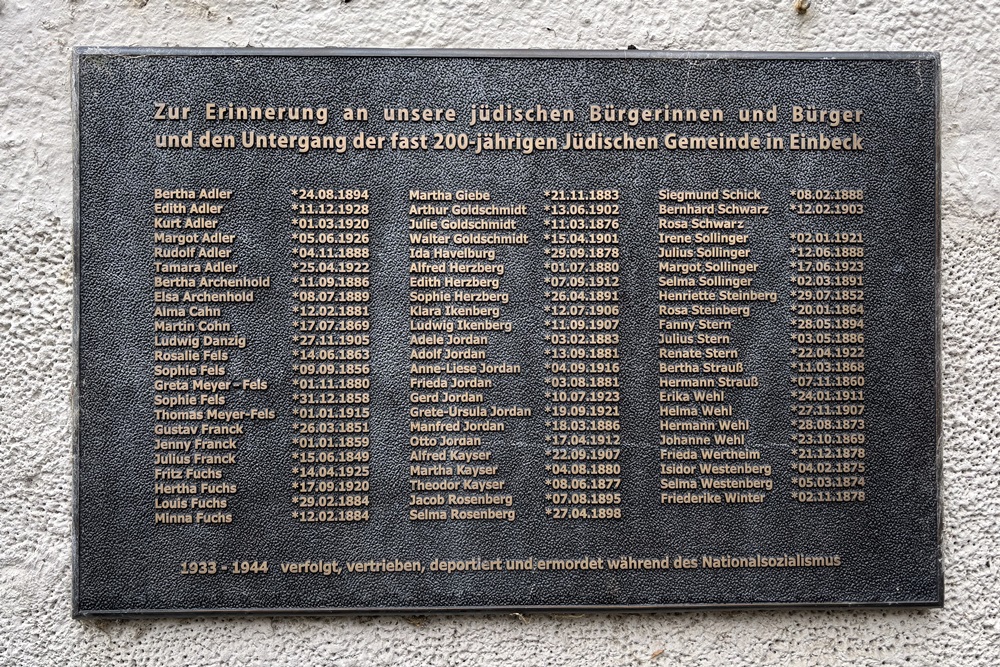 Joods monument Einbeck #1