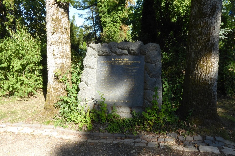 Gedenkteken Begraafplaats Coburg #2