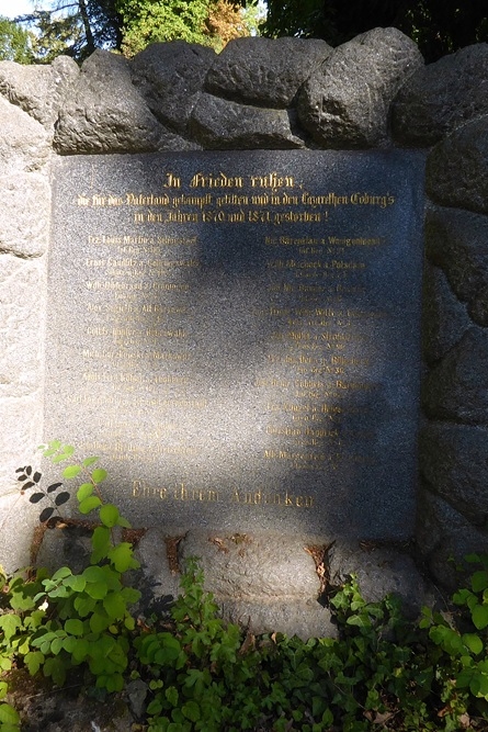 Gedenkteken Begraafplaats Coburg #3