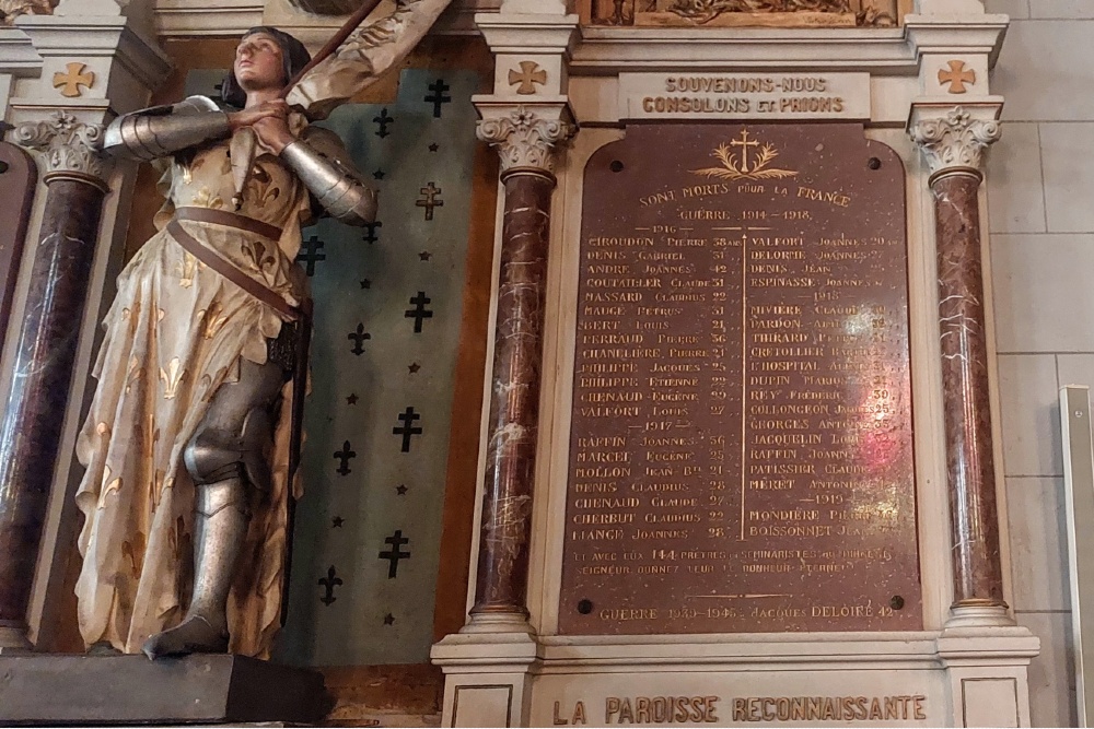 Oorlogsmonument in Kerk Neulise  #3