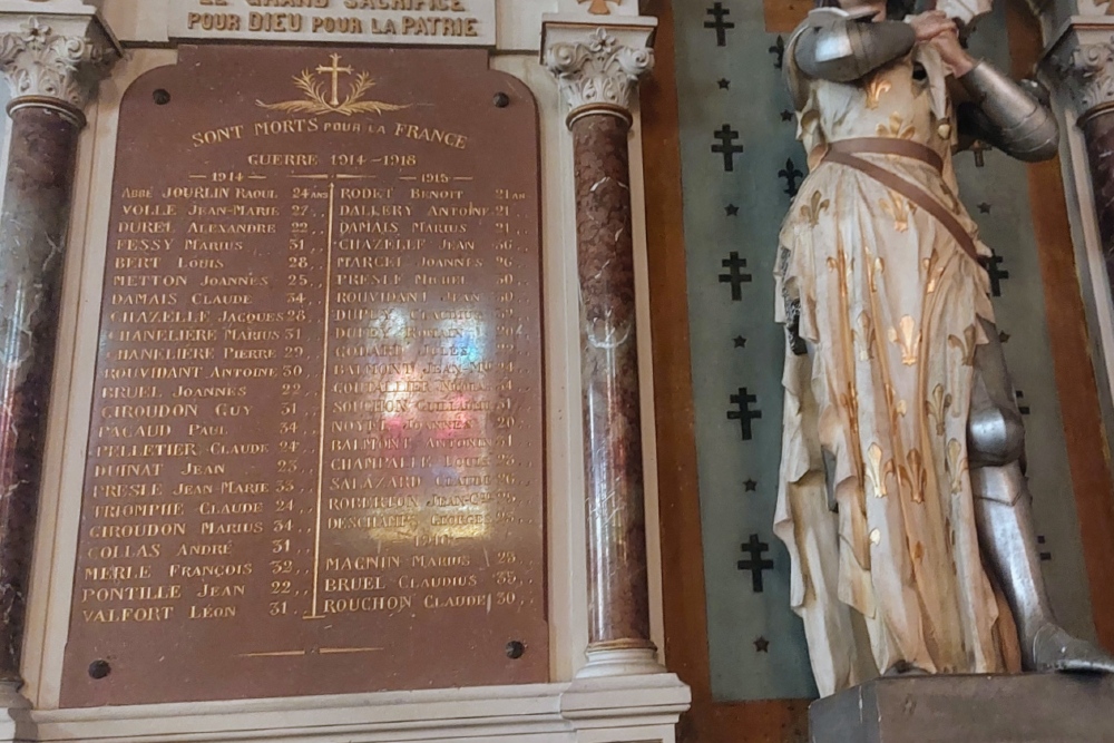 Oorlogsmonument in Kerk Neulise  #4