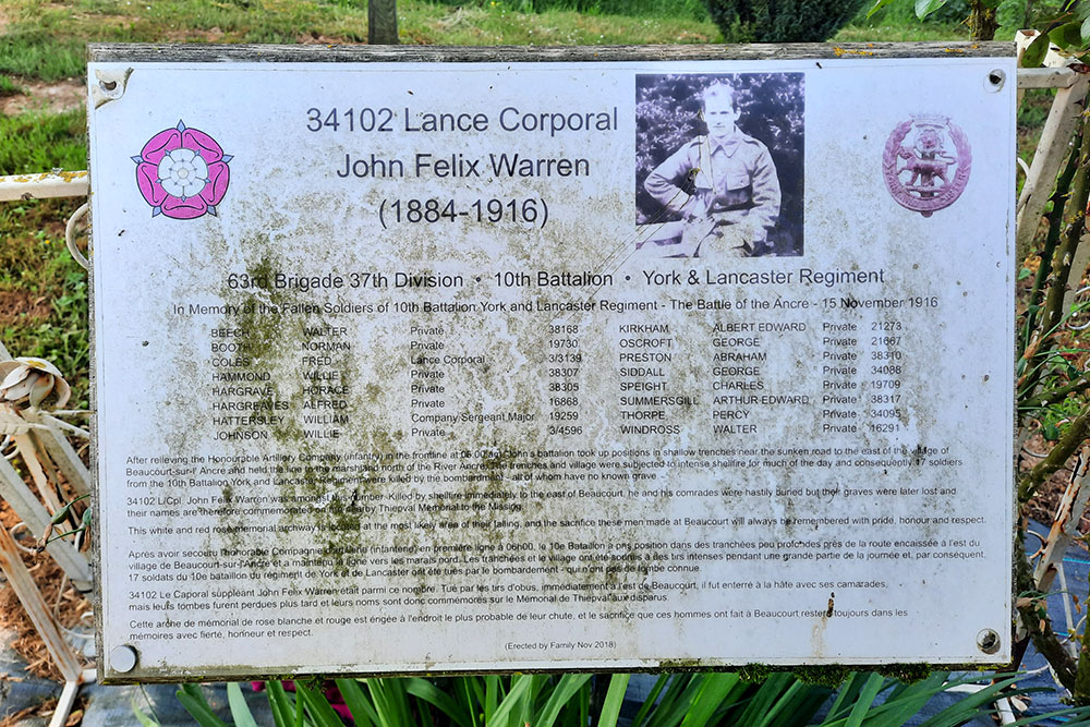 Monument John Felix Warren #2