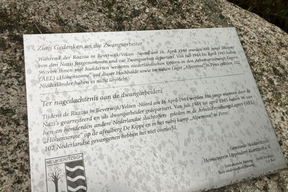 Monument Omgekomen Dwangarbeiders Pulgar #5