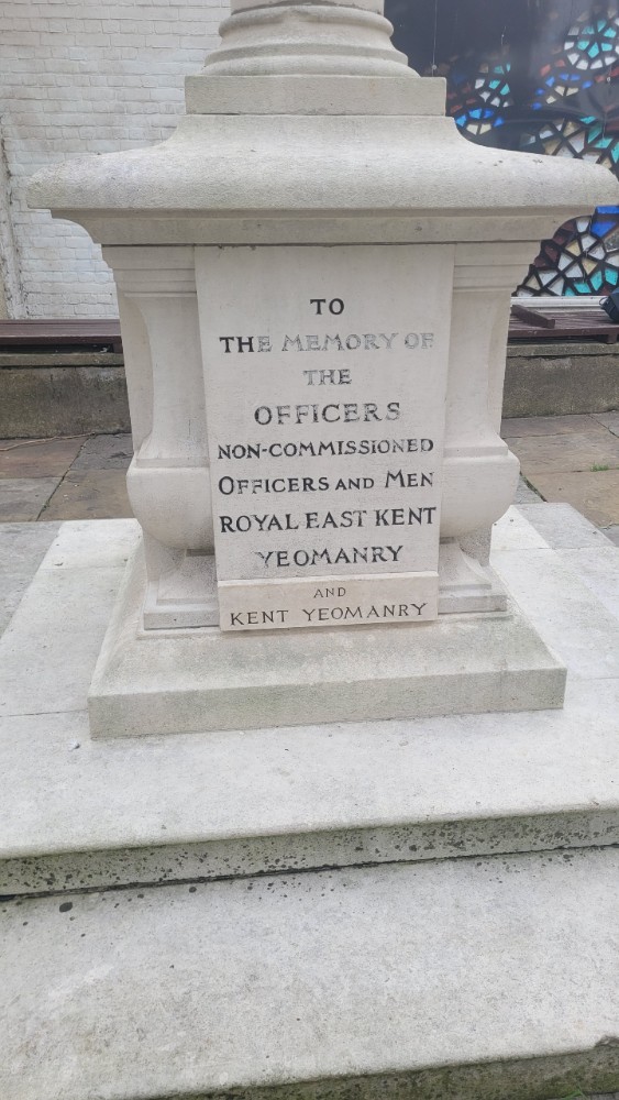 Oorlogsmonument Royal East Kent Yeomanry #6