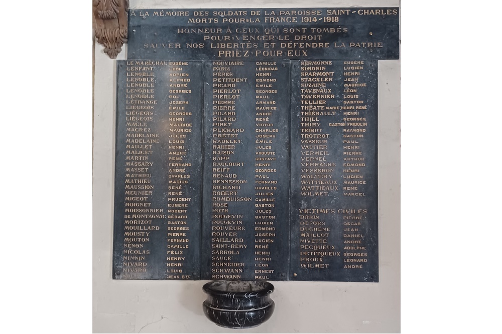 Memorial St. Charles Borromeo Church Sedan #2