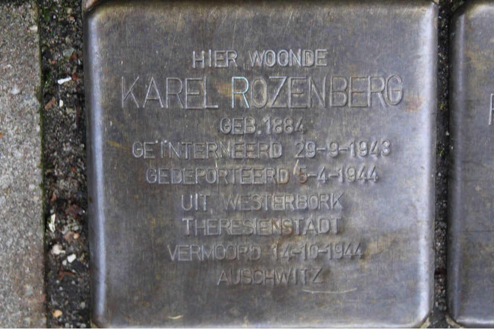 Stolpersteine Den Texstraat 17 #2