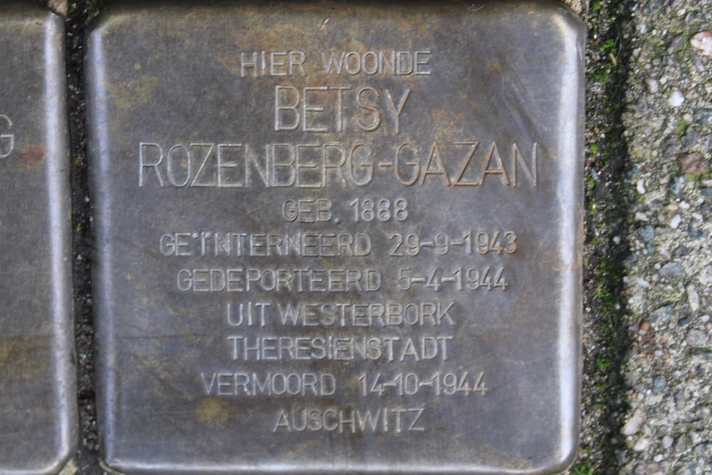 Stolpersteine Den Texstraat 17 #3