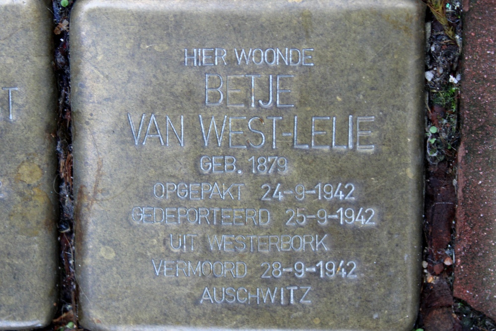 Stolpersteine Nieuwe Spiegelstraat 42 #3