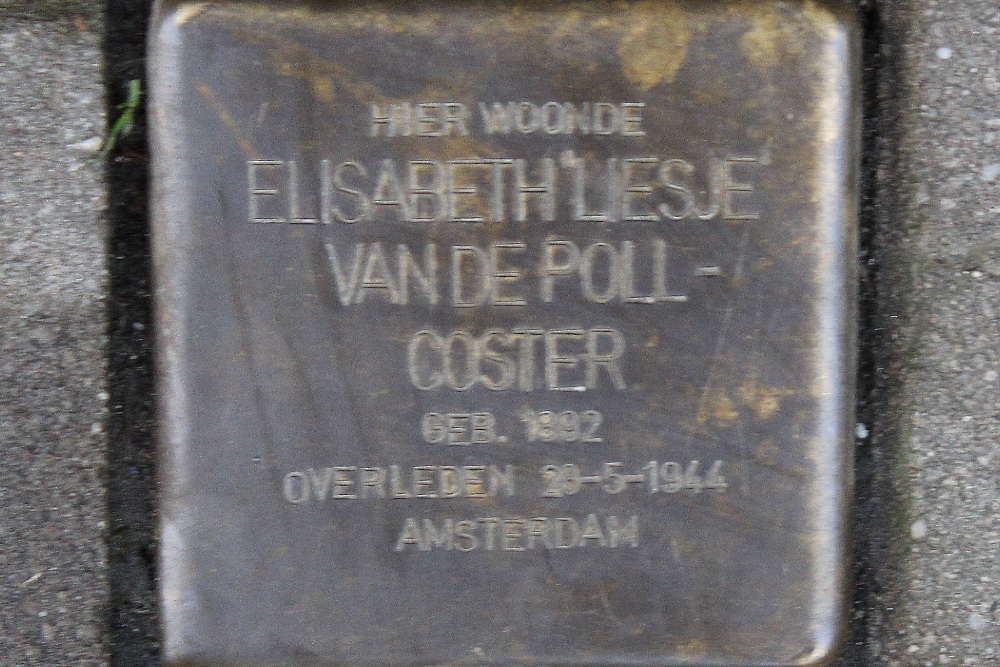 Stumbling Stone Vossiusstraat 49