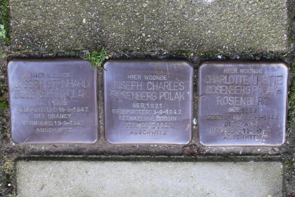 Stumbling Stones Pieter Cornelisz Hooftstraat 163