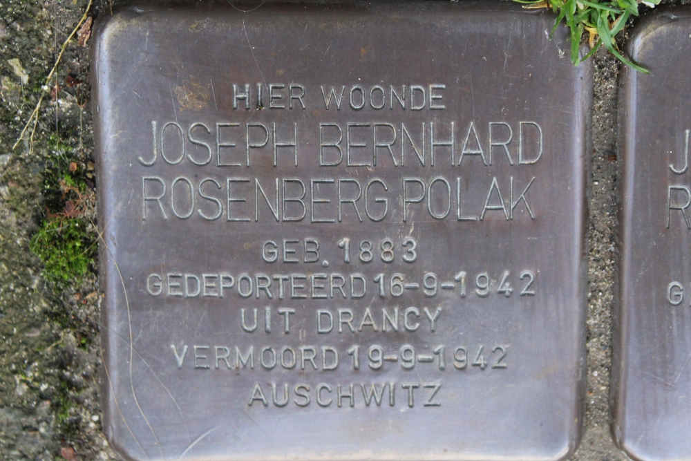 Stolpersteine Pieter Cornelisz Hooftstraat 163 #2