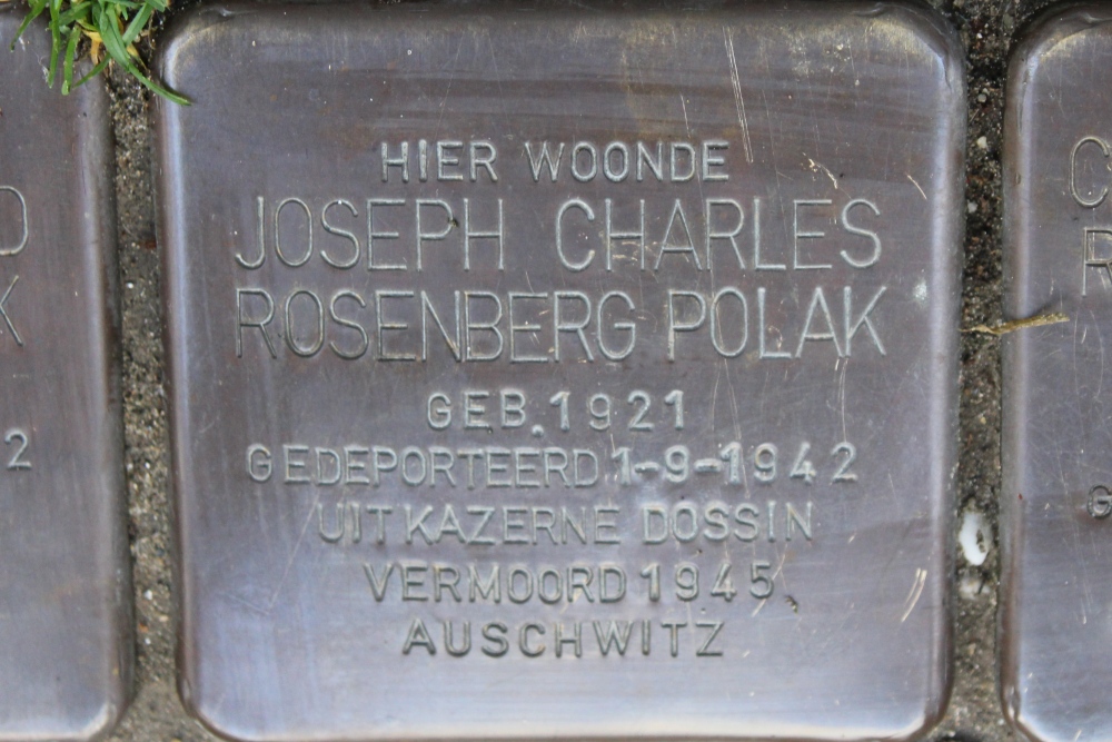 Stolpersteine Pieter Cornelisz Hooftstraat 163 #3