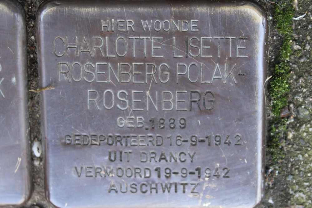 Stolpersteine Pieter Cornelisz Hooftstraat 163 #4