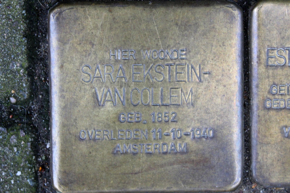 Stumbling Stones Govert Flinckstraat 362 #5