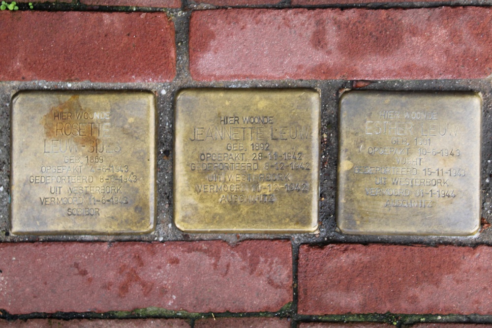 Stolpersteine Kerkstraat 459