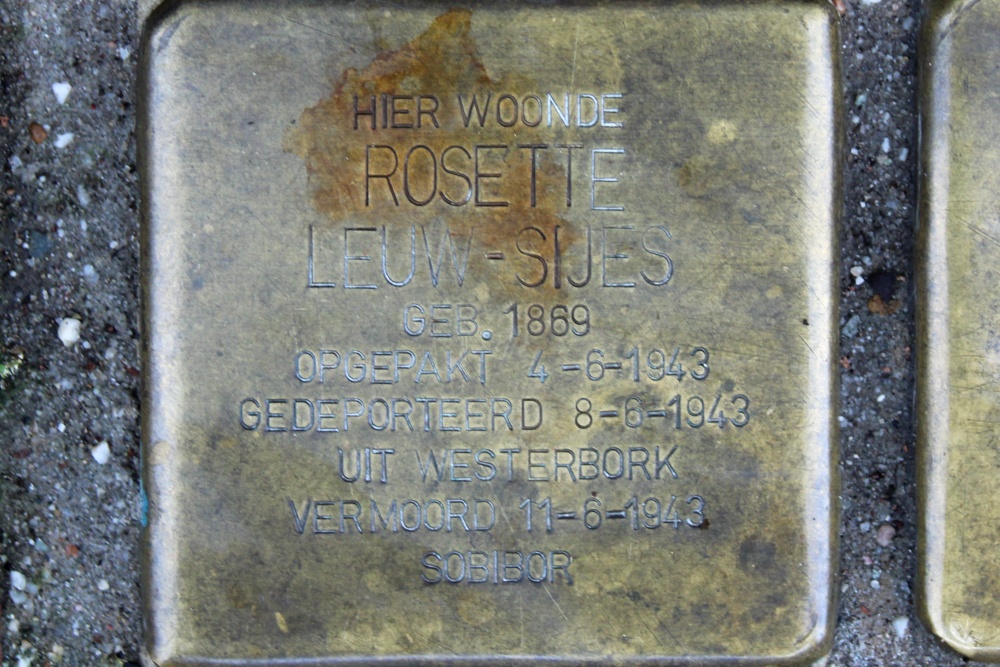 Stolpersteine Kerkstraat 459 #2